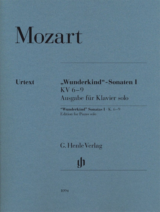 WOLFGANG AMADEUS MOZART Wunderkind Sonatas Volume I K. 6-9 [HN1094]