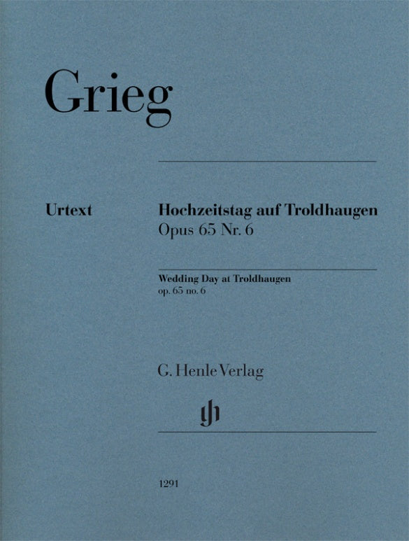 Wedding Day at Troldhaugen op. 65 no. 6 [HN1291]