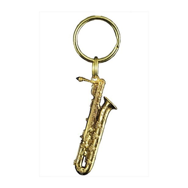 Harmony Baritone Saxophone Gold Keychain FPK577G