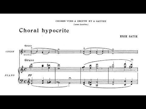 Satie Three Pieces for Violin and Piano [IMC3760]