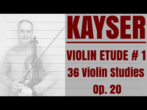 Kayser 36 Elementary & Progressive Studies for Violin, Op. 20 (Complete) [50256160]