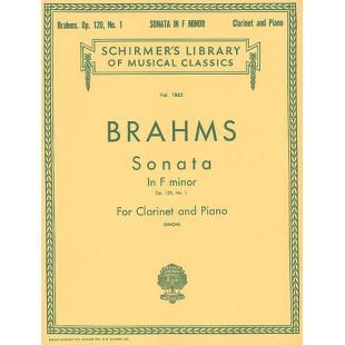 Brahms Clarinet Sonata in F Minor, Op. 120, No. 1 (Clarinet/Piano) [50262350]
