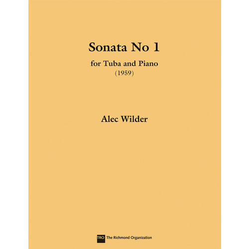 Sonata for Tuba and Piano (1959) Tuba (B.C.) Series: Richmond Music ¯ Instrumental Publisher: TRO Essex Music Group Composer: Alec Wilder     Inventory #HL 00378823 ISBN: 9780634024108 UPC: 073999788235 Width: 8.5" Length: 11.0" 20 pages