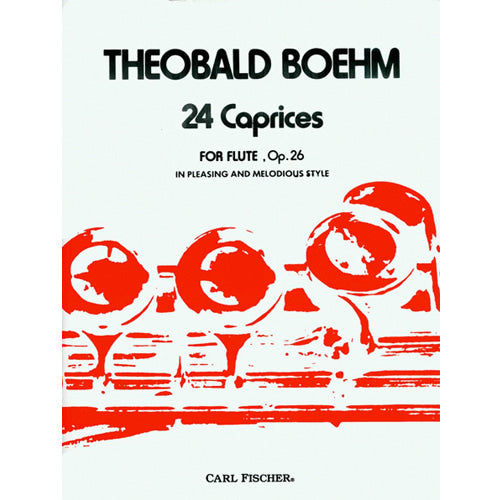 24 Caprices For Flute By Theobald Boehm O83
