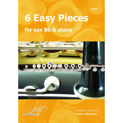 6 Easy Pieces for B-flat Saxophone and Piano [SP10621DMP]