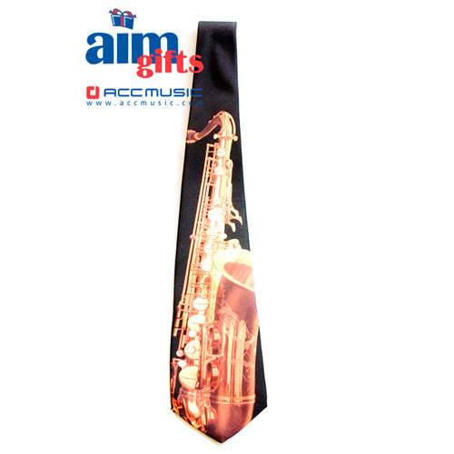 AIM Designer Saxophone Tie Black 6353
