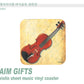 AIM Violin Sheet Music Vinyl Coaster 29891