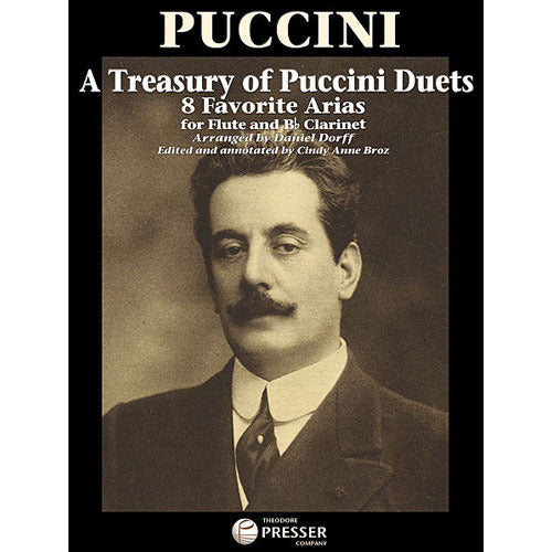 A Treasury of Puccini Duets (8 Favorite Arias) for Flute and Bb Clarinet 414-41207