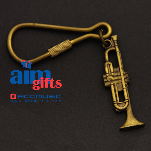 Aimgifts K62B Trumpet Antique Keychain