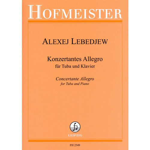 Alexej Lebedjew - Konzertantes Allegro (Tuba or Bass Trombone and Piano) FH2549