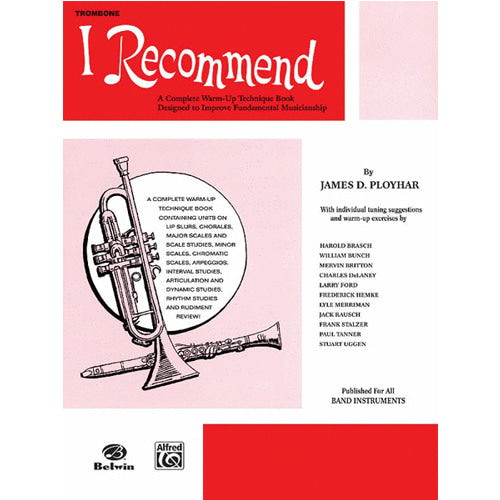 I Recommend - Trombone (B.C.) [EL02585]