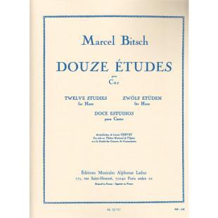 Marcel Bitsch - 12 Etudes for Horn [AL22717]