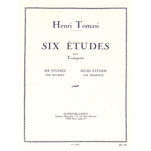 Henri Tomasi - Six Etudes for Trumpet [AL21568]
