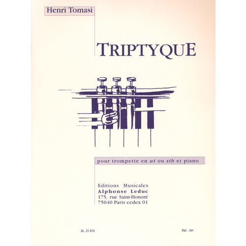Henry Tomasi - Triptyque for Trumpet and Piano [AL21810]