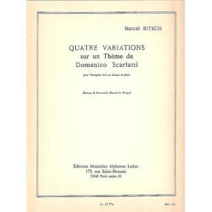 4 Variations Sur Un Theme De Domenico Scarlatti [AL20776]