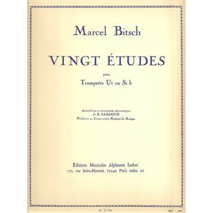 Marcel Bitsch - 20 Etudes for Trumpet in Bb [AL21316]
