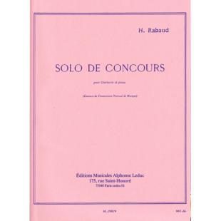 Andre-Charles Messager - Solo De Concours for Clarinet and Piano [AL21474]