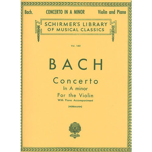 Bach Concerto In A minor For the Violin and Piano [50258980]