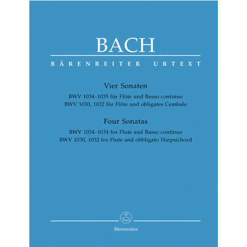 Bach Four Flute Sonatas - BWV 1030, 1032, 1034, 1035 BA5198