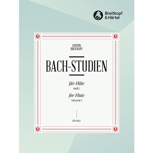 Bach Studies for Flute - 24 arrangements of works EB6857