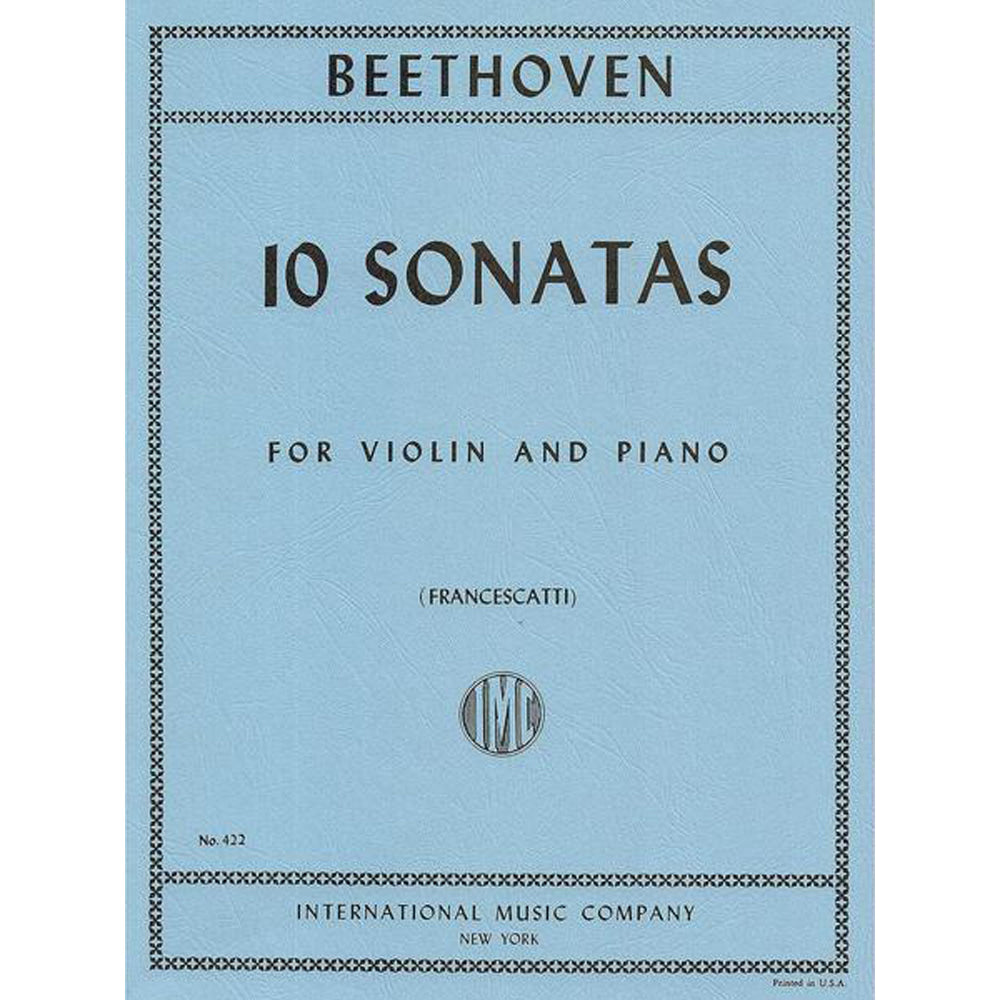 Beethoven Ten Sonatas (Francescatti) for Violin and Piano [IMC422]