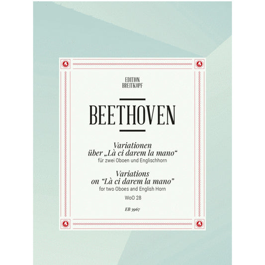 Beethoven Variationen uber "La ci darem la mano" - 2 Oboes and English Horn [EB3967]