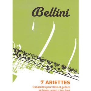 Bellini 7 Ariettes for Flute and guitar [28715HL]