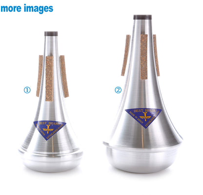 Best Brass Straight Mini Trumpet Mute - Aluminum Straight mini