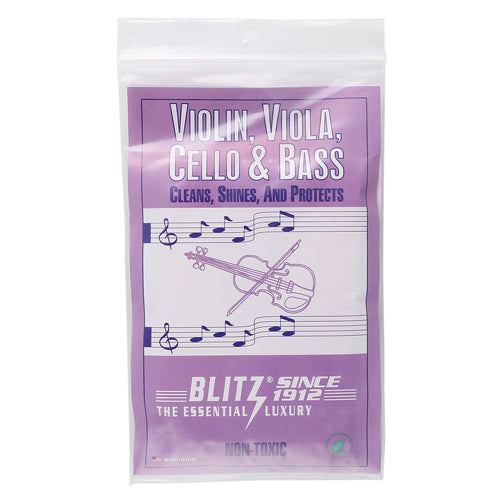 Blitz Violin, Viola, Cello and Bass Care Cloth #333