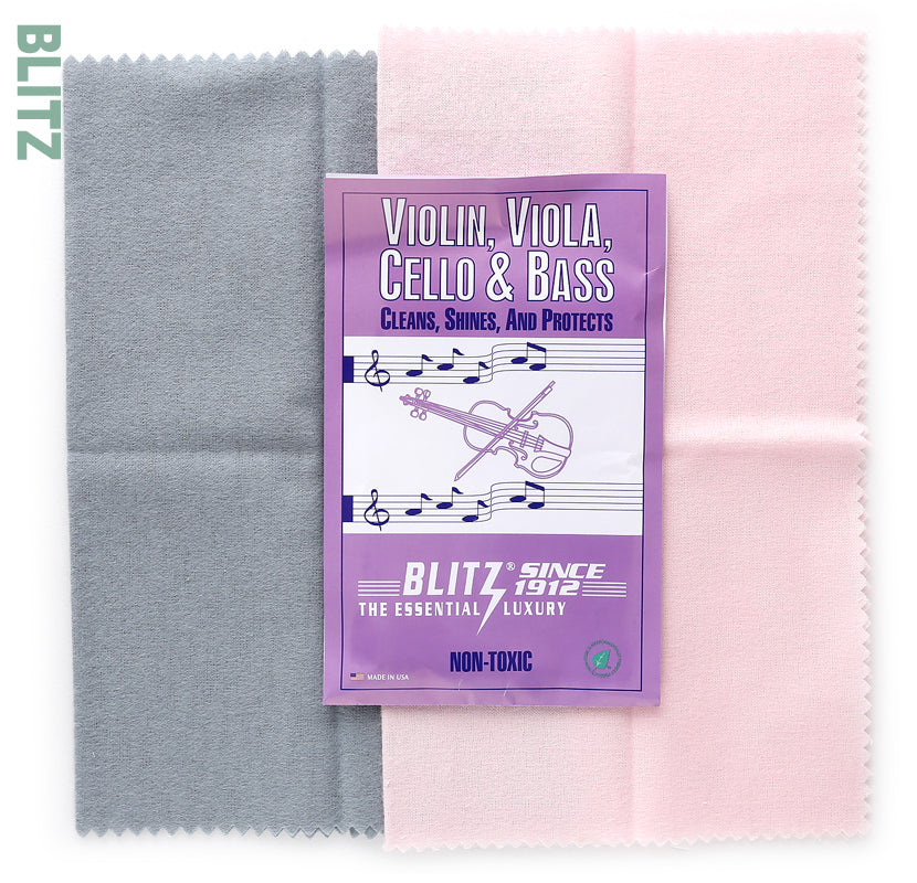 Blitz Violin, Viola, Cello and Bass Care Cloth #333