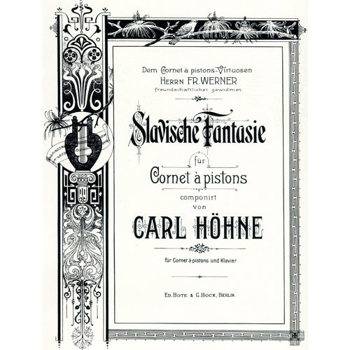 Carl Höhne - Slavonic Fantasy for Cornet and Piano [BB2700317]
