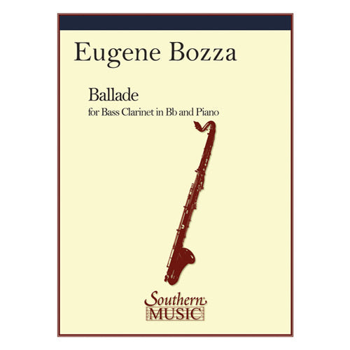 Bozza Ballade for Bass Clarinet and Piano [3773914]