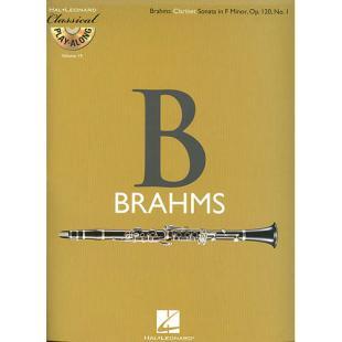 Brahms Clarinet Sonata in F Minor, Op. 120, No. 1 (with CD) [842451]