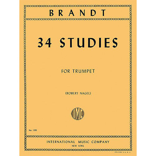 Brandt 34 Studies for Trumpet [IMC1391]