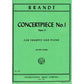 Brandt Concertpiece No. 1, Opus 11 for Trumpet & Piano [IMC2106]