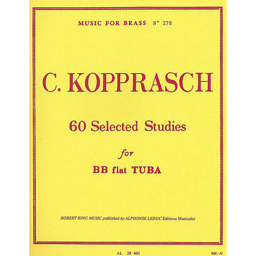 C. Kopprasch - 60 Selected Studies for BBb Tuba [AL28601]