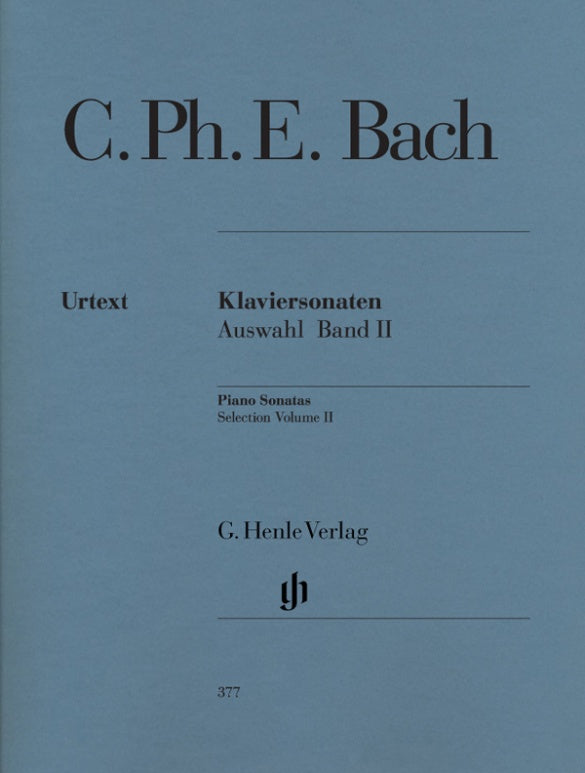 CARL PHILIPP EMANUEL BACH Piano Sonatas, Selection, Volume II [HN377]