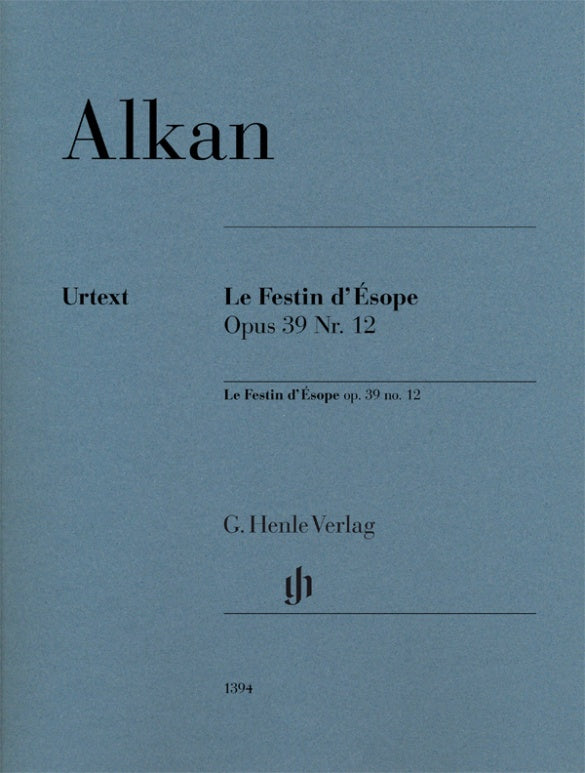 CHARLES VALENTIN ALKAN Le Festin d’Ésope op. 39 no. 12 [HN1394]