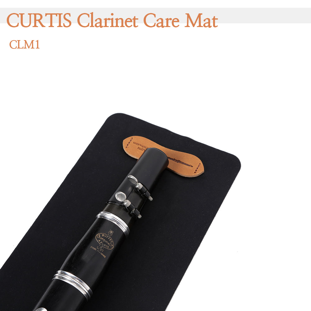 CURTIS Clarinet matㅣ250g heavyweight premium microfiber fabric [instrument mat without dust]