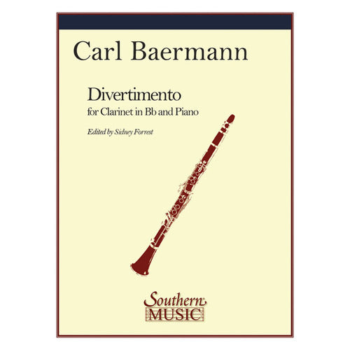 Carl Baermann Divertimento for Clarinet and Piano [3775402]