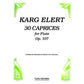 Karg-Elert - 30 Caprices for Flute, Op. 107 CU176