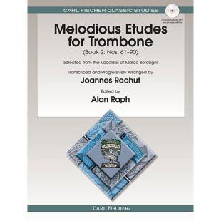 Melodious Etudes for Trombone, Book 2: Nos. 61-90 [O1595X]