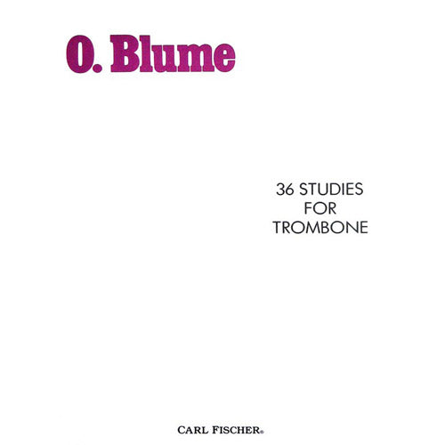 O. Blume - 36 Studies for Trombone [O4948]