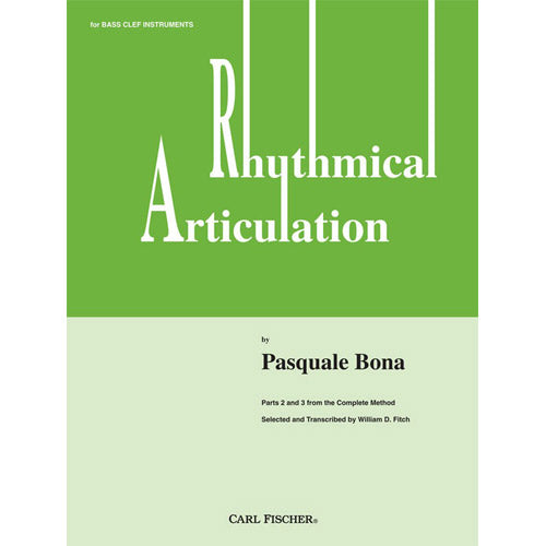 Pasquale Bona - Rhythmical Articulation for Bass Clef Instruments [O4750]