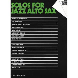 Solos for Jazz - Alto Sax [ATJ303]