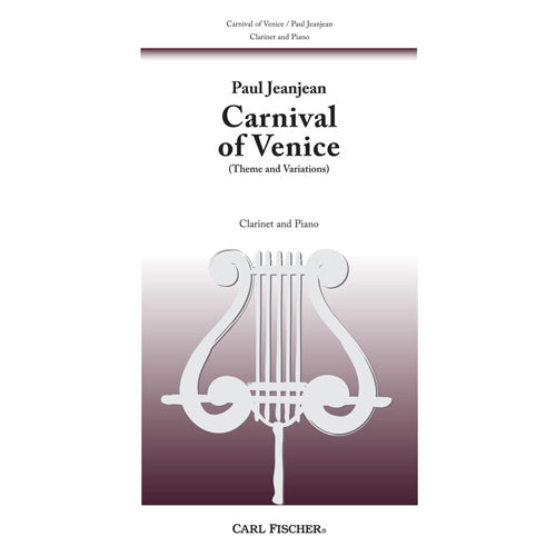 Carnival of Venice (Theme and Variations) - Clarinet/Piano [W1817]