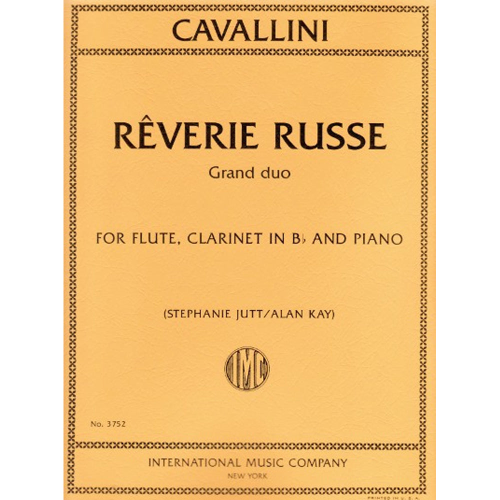 Cavallini Reverie russe, Grand duo for Flute, Clarinet and Piano [IMC3752]