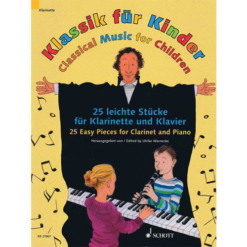 Classical Music for Children - 25 Easy Pieces for Clarinet and Piano [ED21907]