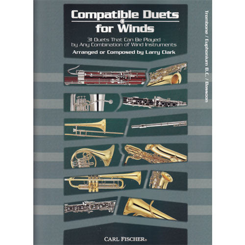 Compatible Duets for Winds - Clarinet /Trumpet /Euphonium T.C./Tenor Saxophone  in Bb [WF94]