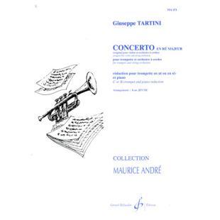 Concerto En Re Majeur - Giuseppe Tartini (Trumpet with Piano) [534-01701]